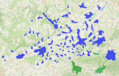 Celková mapa pokrytí